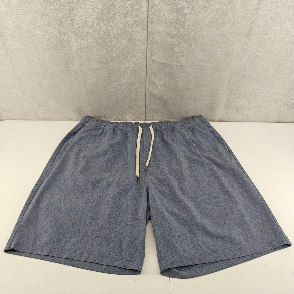Fair Harbor Shorts Mens XXL Dark Blue Navy Board Shorts Swim Trunks Unlined 2XL